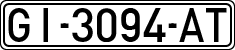 License plates of Spain, 1971 year series