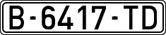 License plates of Spain, 1971 year series