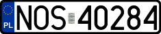 License plates of Poland, Regular car plates