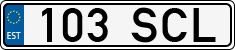 License plate of Estonia, Regular car plates