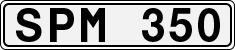License plate of Sweden, Regular plates