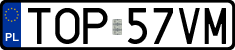 License plates of Poland, Regular car plates