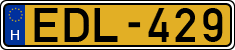 license plates of Hungary, Commercial vehicles (1990)