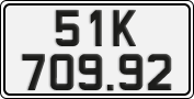 License plate of Vietnam, Cars