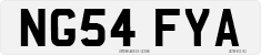 License plate of the United Kingdom, 2001 year system