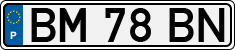 License plate of Portugal, Regular plates