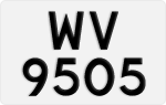 License plate of Hong Kong, AB 1234