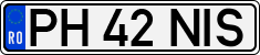 License plate of Romania, Regular plates
