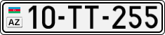 License plate of Azerbaijan, Cars