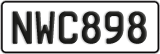 License plate of New Zealand, ABC1(23)