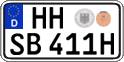 German license plate, Plates for oldtimers (type 