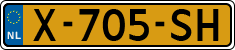 License plate of the Netherlands, Cars