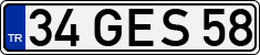 License plate of Turkey, Regular plates