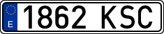 License plates of Spain, Ordinary (2000)