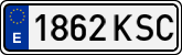License plates of Spain, Ordinary (2000)