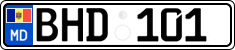 License plate of Moldova, Cars (2015)