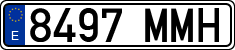 License plates of Spain, Ordinary (2000)