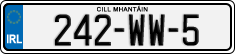 License plate of Ireland, Regular plates