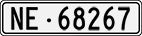 License plate of Switzerland, Cars