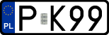 License plates of Poland, Regular car plates