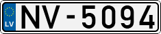 License plate of Latvia, Regular car plates