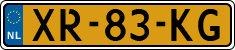 License plate of the Netherlands, Cars