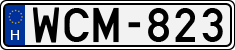 license plates of Hungary, Cars (1990)
