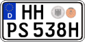 German license plate, Plates for oldtimers (type 