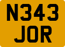 License plate of the United Kingdom, 1983 year system