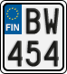 License plate of Finland, Motorcycles