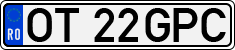 License plate of Romania, Regular plates