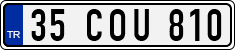 License plate of Turkey, Regular plates