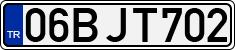 License plate of Turkey, Regular plates