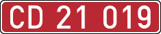 License plates of Spain, Diplomatic