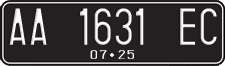 License plate of Indonesia, Regular plates