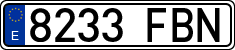 License plates of Spain, Ordinary (2000)