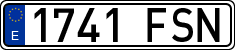 License plates of Spain, Ordinary (2000)