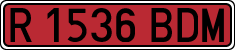 License plates of Spain, Specialty plates