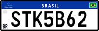 License plate of Brazil, Private owners (Mercosul)