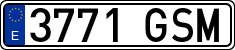 License plates of Spain, Ordinary (2000)