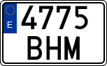 License plates of Spain, Ordinary (2000)