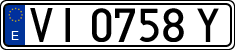 License plates of Spain, 1971 year series