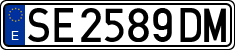 License plates of Spain, 1971 year series