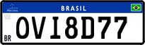 License plate of Brazil, Private owners (Mercosul)