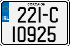 License plate of Ireland, Regular plates