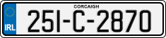 License plate of Ireland, Regular plates