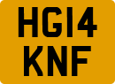 License plate of the United Kingdom, 2001 year system