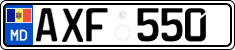 License plate of Moldova, Cars (2015)