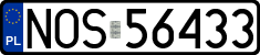 License plates of Poland, Regular car plates