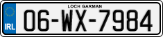 License plate of Ireland, Regular plates